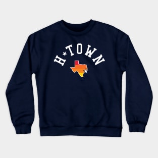 Houston H-Town Baseball Fan Tee: Hit It Out of the Park, Y'all! Crewneck Sweatshirt